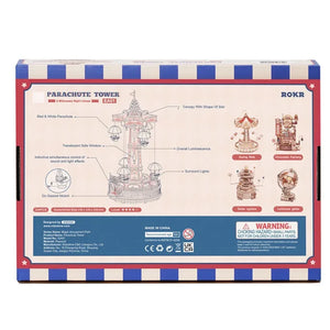 Maqueta de madera Torre de paracaidas ROKR EA01