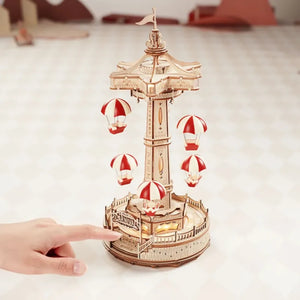 Maqueta de madera Torre de paracaidas ROKR EA01