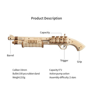 Rompecabezas de madera 3D Terminator M870 ROKR LQ501