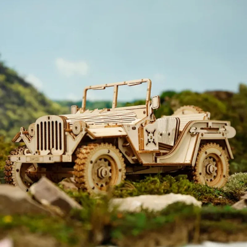 Maqueta de madera 3D Vehículo de campaña del ejército de la República de Corea ROKR MC701