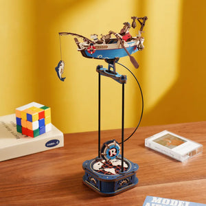 Maqueta de madera 3D Juguete de Equilibrio con Péndulo Ocean Fisher ROKR MCD02