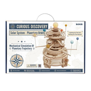 Maqueta de madera 3D Planetario Mecánico ROKR ST001