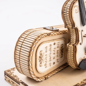Maqueta de madera 3D Violín Capriccio ROKR TG604K