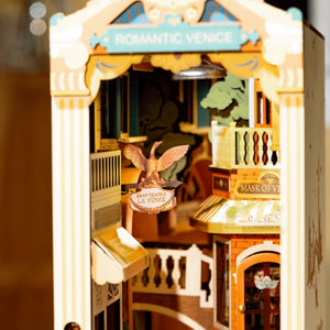 Maqueta Sujetalibros Venecia Romántica Rolife TGB08