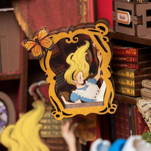 Maqueta Sujetalibros Alicia en el País de las Maravillas Rolife TGB12