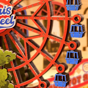 Maqueta Sujetalibros Parque de Atracciones de Cuento de Hadas Rolife TGB17