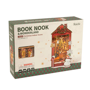 Maqueta Sujetalibros Christmas Indoor Scene TGC07