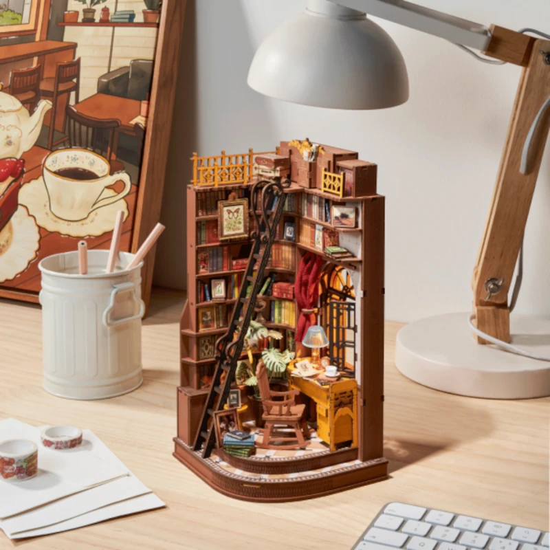 Maqueta Sujetalibros Rincón de Lectura Silencioso Rolife TGE02