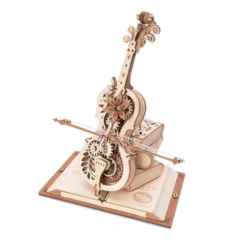 Maqueta de madera Caja de música Swing Ride ROKR EA02