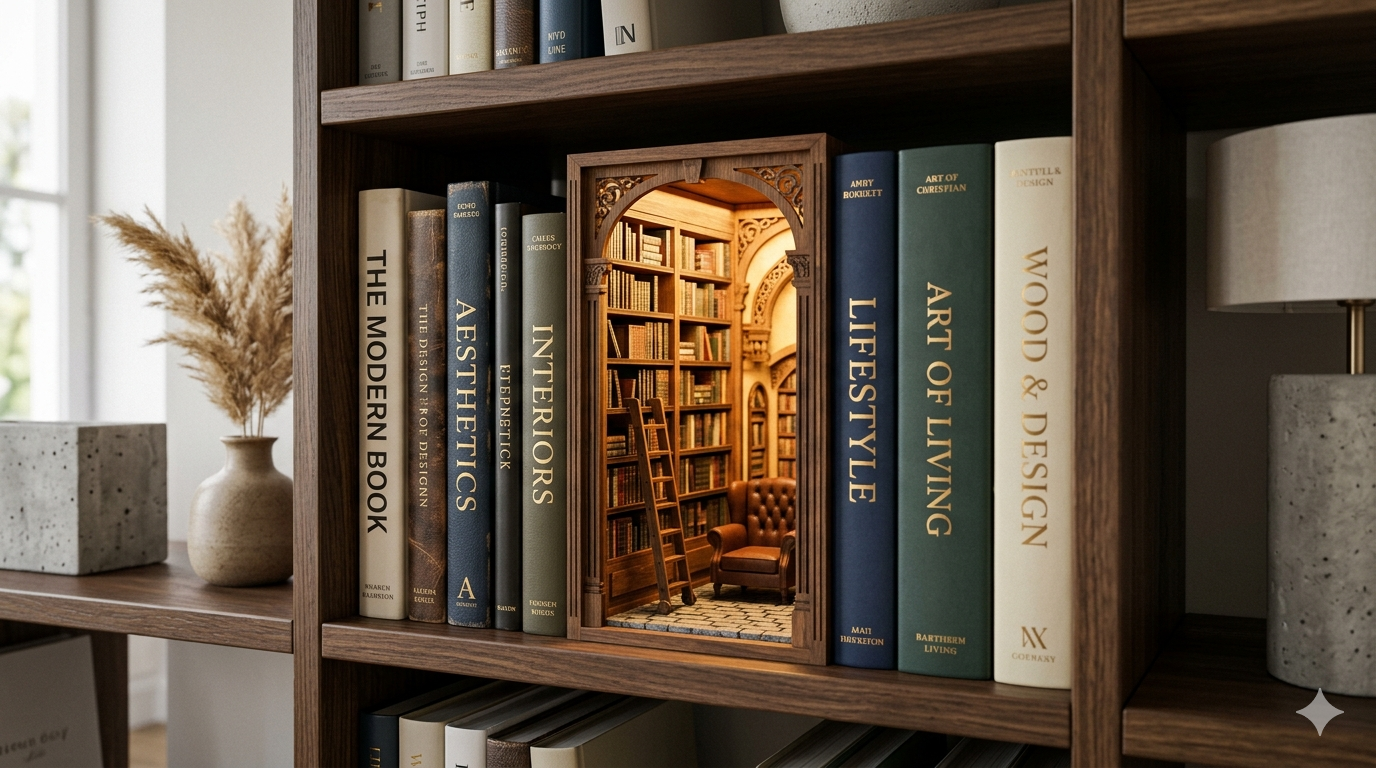 Las mejores maneras de transformar tus espacios con book nooks de madera