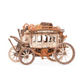 Maqueta de madera 3D Diligencia Caja de música ROKR AMKA1