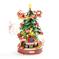Maqueta de madera 3D Árbol de Melodias Navideñas Caja de música AMS01