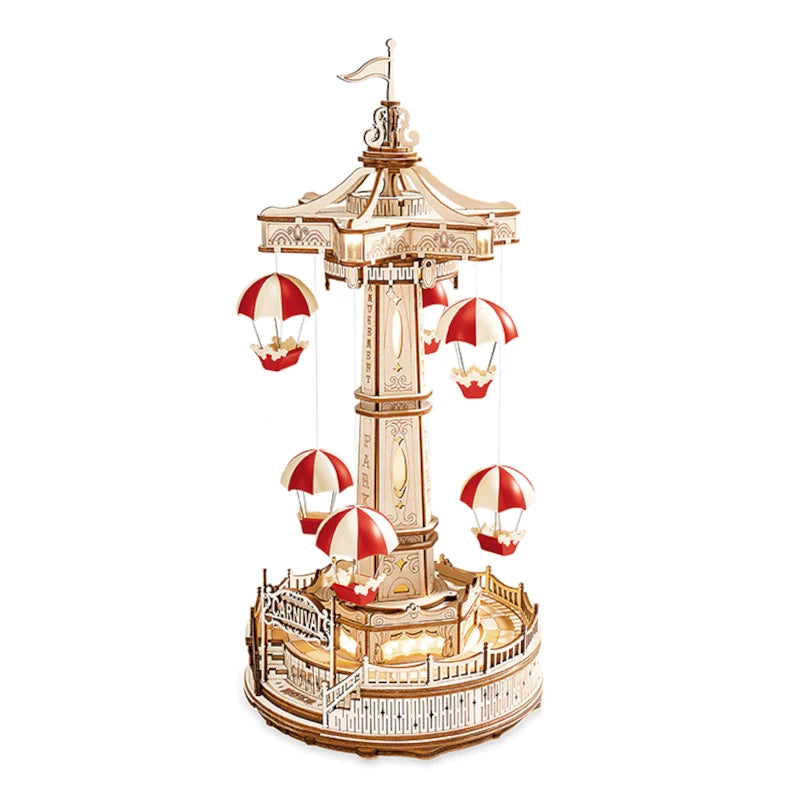 Maqueta de madera Torre de paracaidas ROKR EA01