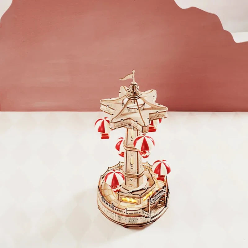 Maqueta de madera Torre de paracaidas ROKR EA01