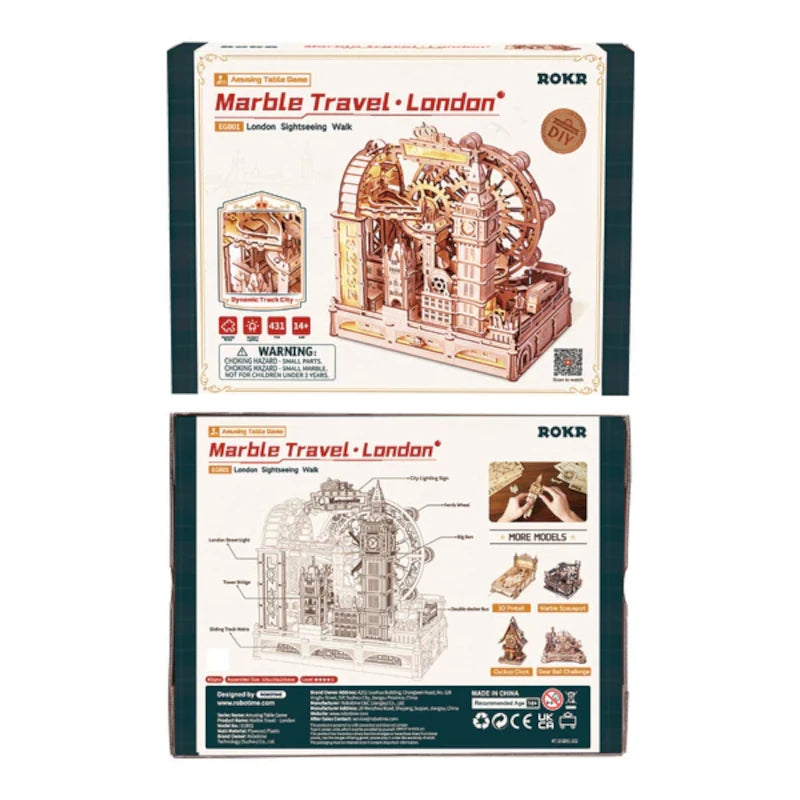 Maqueta de madera London Marble Run ROKR EGB01