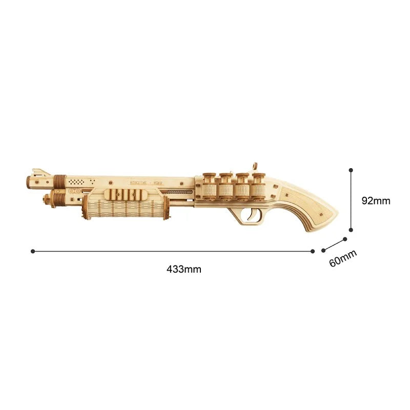 Rompecabezas de madera 3D Terminator M870 ROKR LQ501
