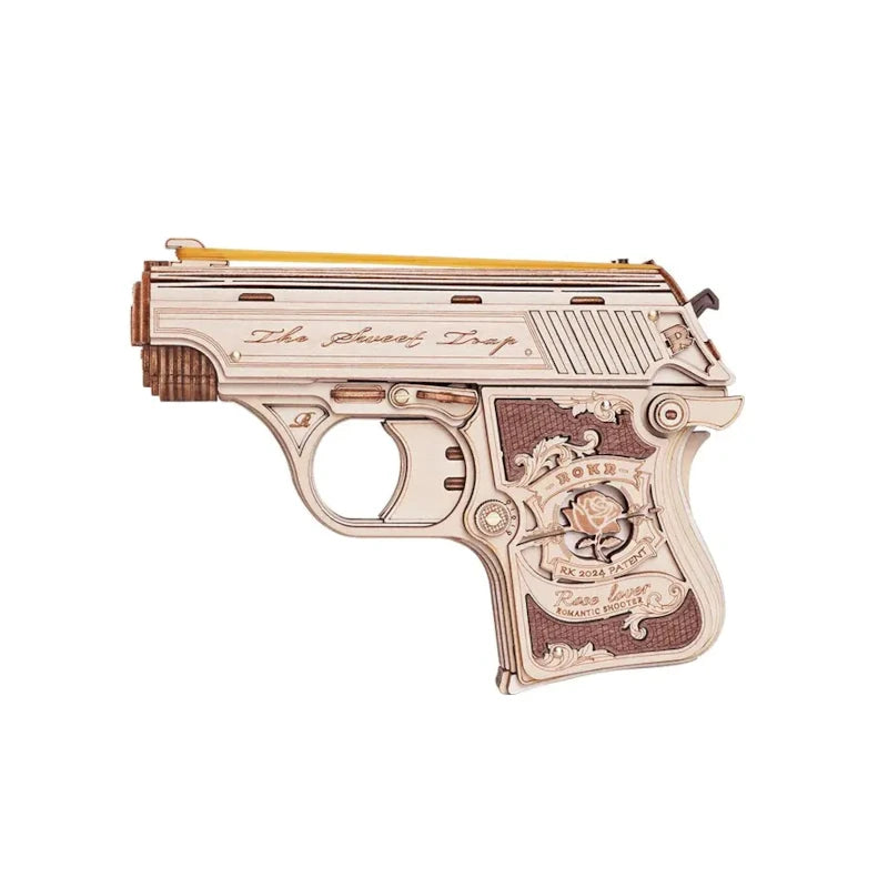 Rompecabezas de madera 3D Mini Pistola de Juguete ROKR LQ502