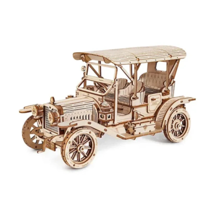 Maqueta de madera 3D a escala Coche Clásico ROKR MC801