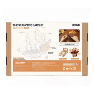 Maqueta de madera 3D a escala Barco Pirata ROKR MCB02