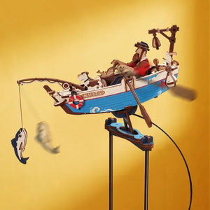 Maqueta de madera 3D Juguete de Equilibrio con Péndulo Ocean Fisher ROKR MCD02