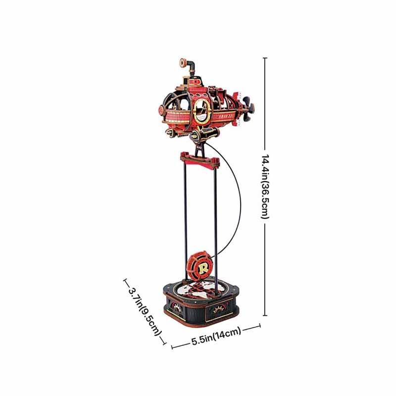 Maqueta de madera 3D Juguete de Equilibrio con Péndulo Aventurero de las Profundidades ROKR MCD04