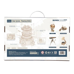 Maqueta de madera 3D Planetario Mecánico ROKR ST001