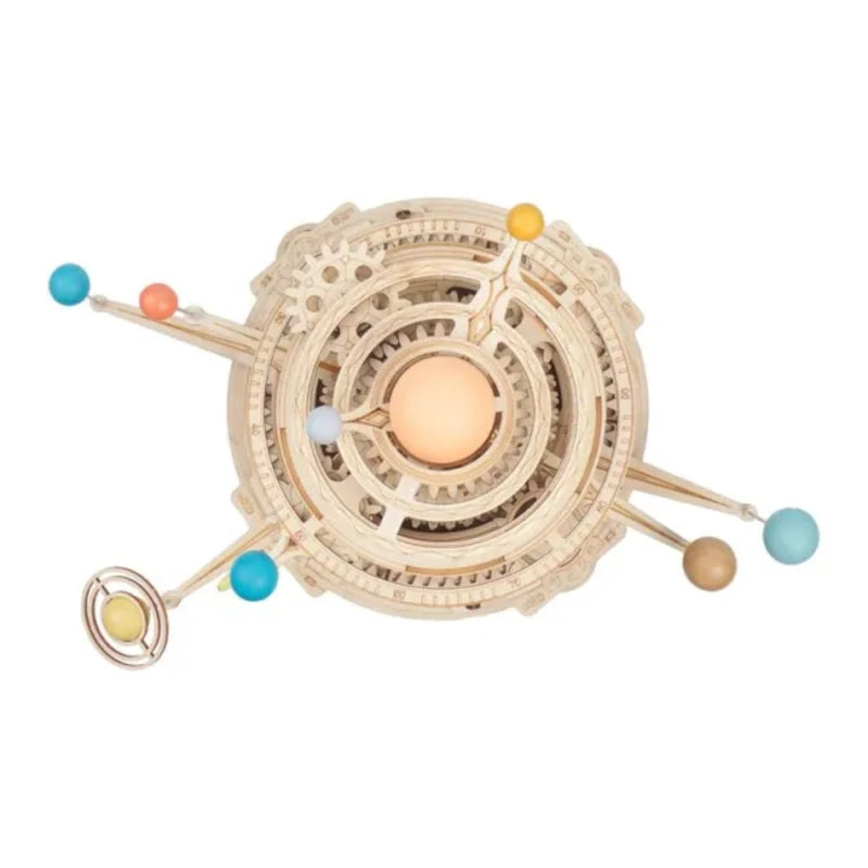 Maqueta de madera 3D Planetario Mecánico ROKR ST001