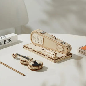 Maqueta de madera 3D Violín Capriccio ROKR TG604K