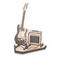 Maqueta de madera 3D Guitarra Eléctrica ROKR TG605K