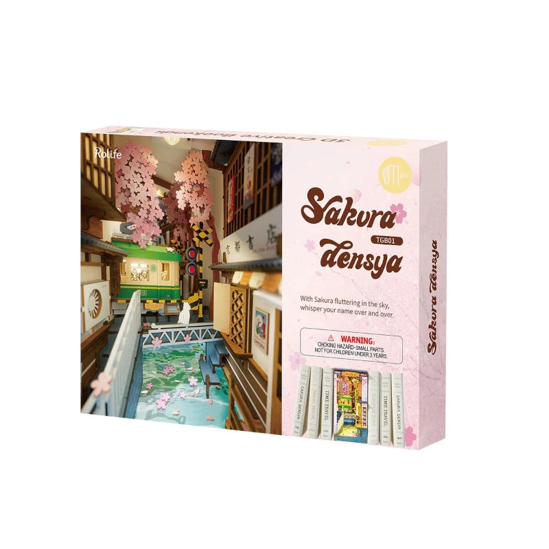 Maqueta Sujetalibros Sakura Densya Rolife TGB01