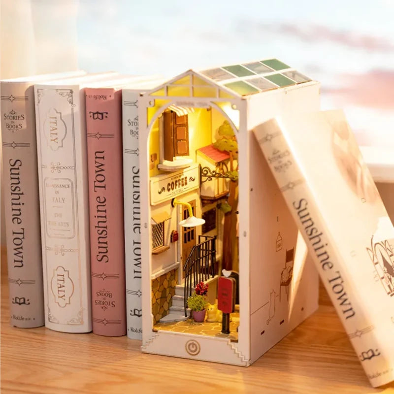 Maqueta Sujetalibros Sunshine Town Rolife TGB02
