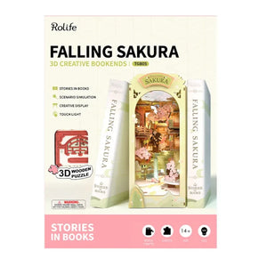 Maqueta Sujetalibros Cerezos en flor Rolife TGB05