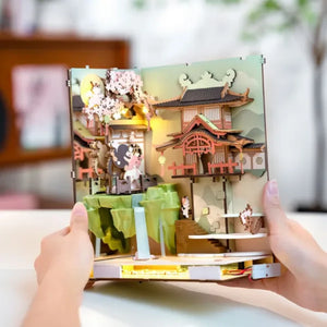 Maqueta Sujetalibros Cerezos en flor Rolife TGB05