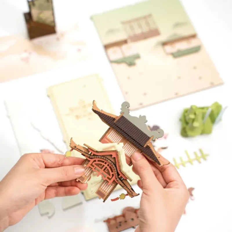 Maqueta Sujetalibros Cerezos en flor Rolife TGB05