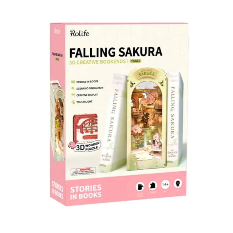 Maqueta Sujetalibros Cerezos en flor Rolife TGB05