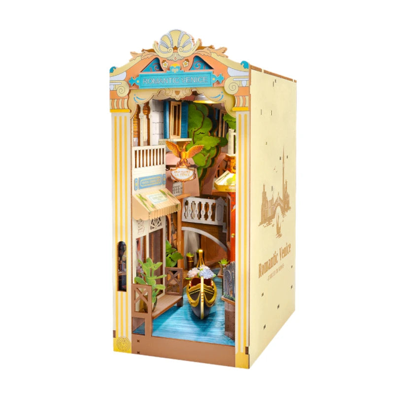 Maqueta Sujetalibros Venecia Romántica Rolife TGB08