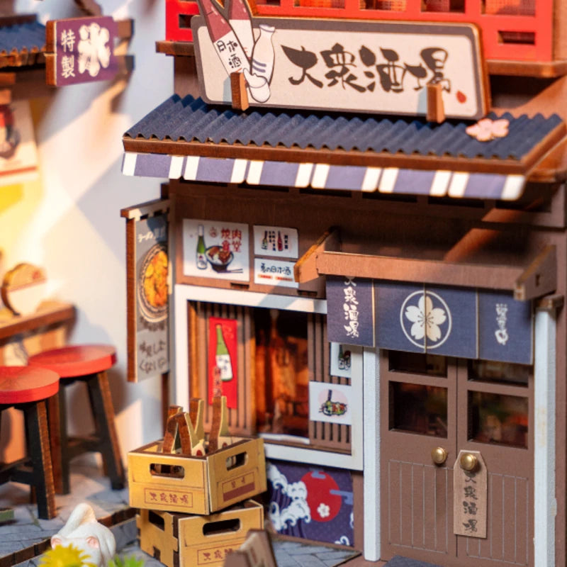 Maqueta Sujetalibros Sakura Wine Alley Rolife TGB11