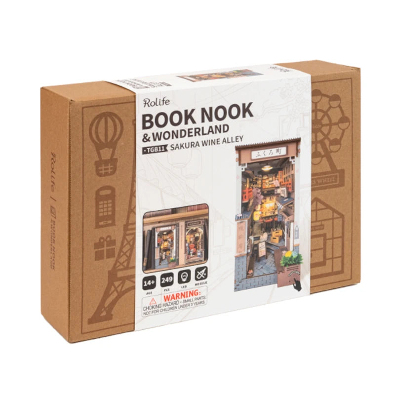 Maqueta Sujetalibros Sakura Wine Alley Rolife TGB11