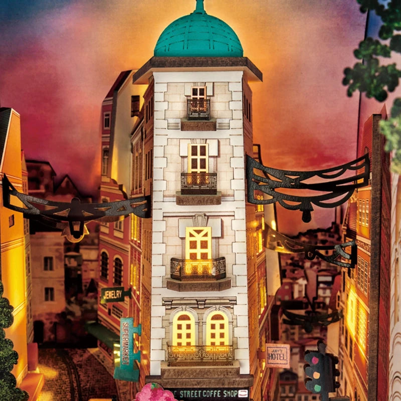 Maqueta Sujetalibros Street Scene Rolife TGB13