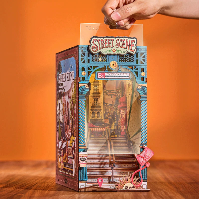 Maqueta Sujetalibros Street Scene Rolife TGB13