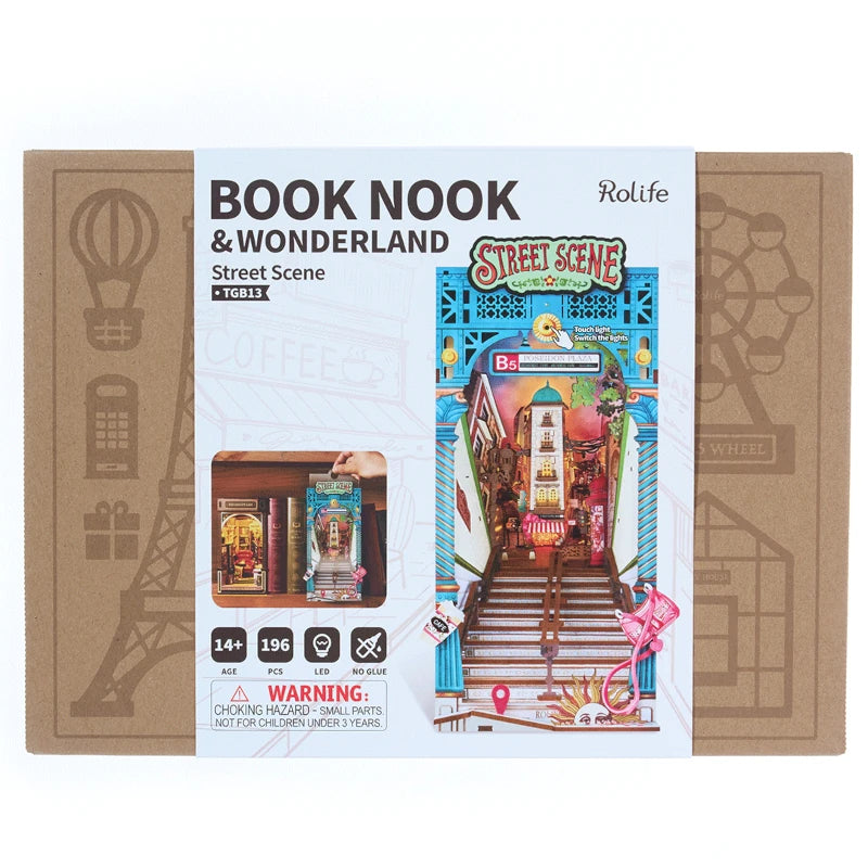 Maqueta Sujetalibros Street Scene Rolife TGB13