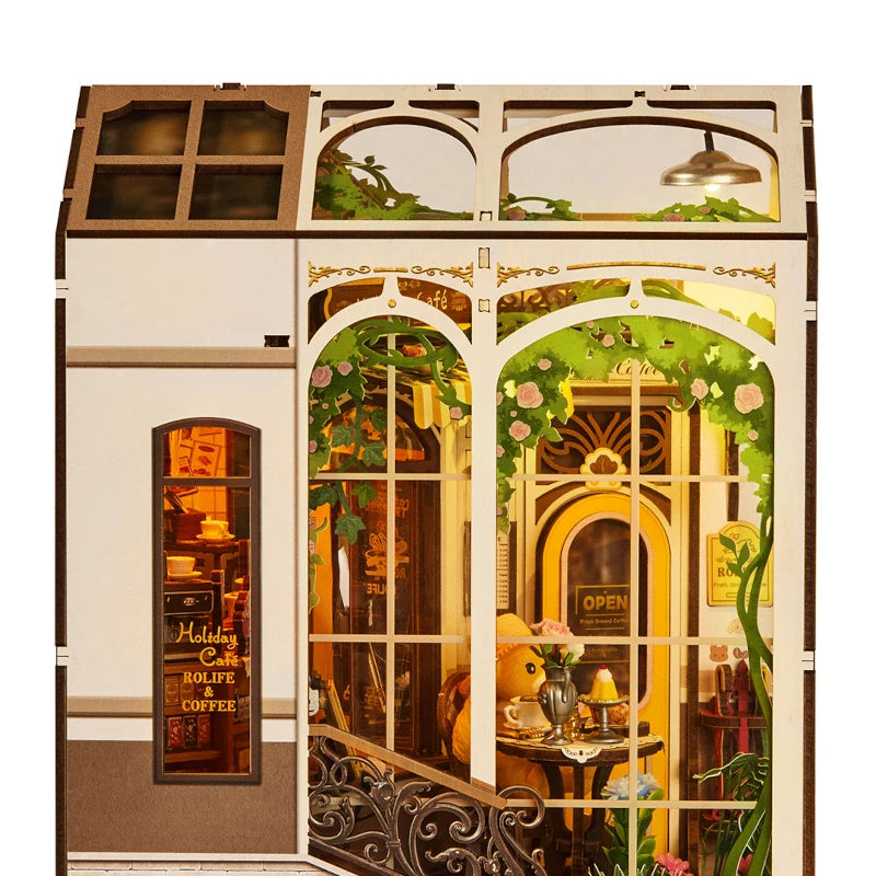 Maqueta Sujetalibros Holiday Café Rolife TGB15