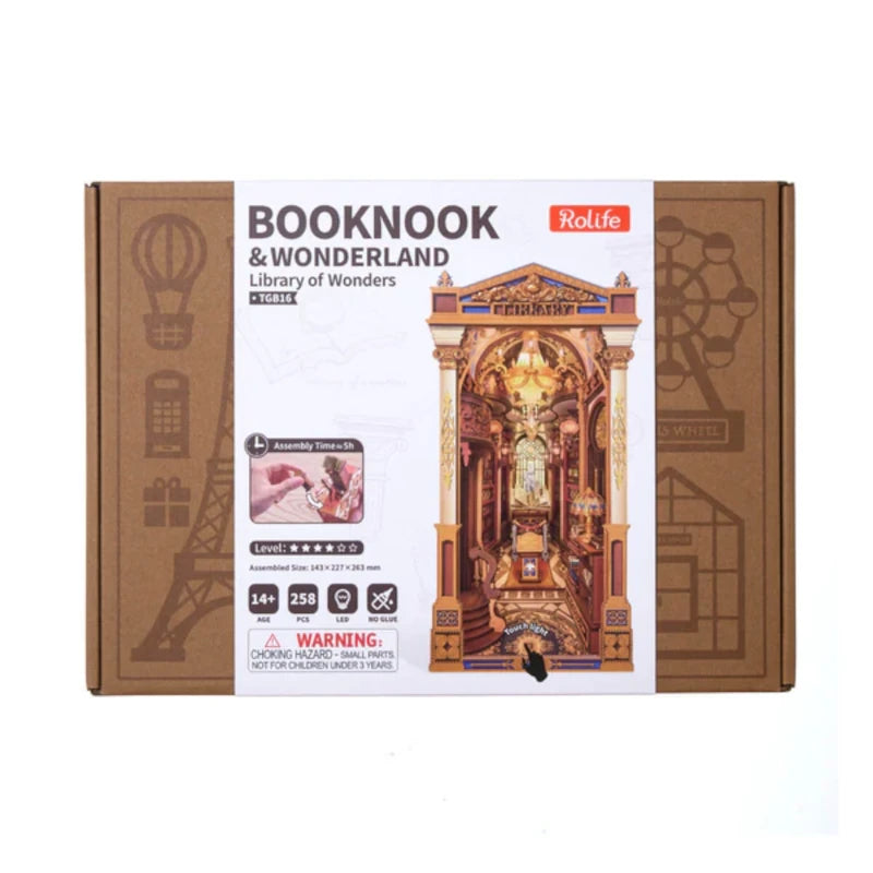 Maqueta Sujetalibros Biblioteca de las Maravillas Rolife TGB16