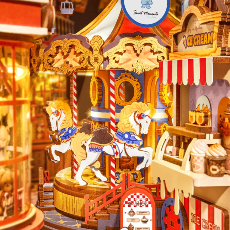 Maqueta Sujetalibros Parque de Atracciones de Cuento de Hadas Rolife TGB17