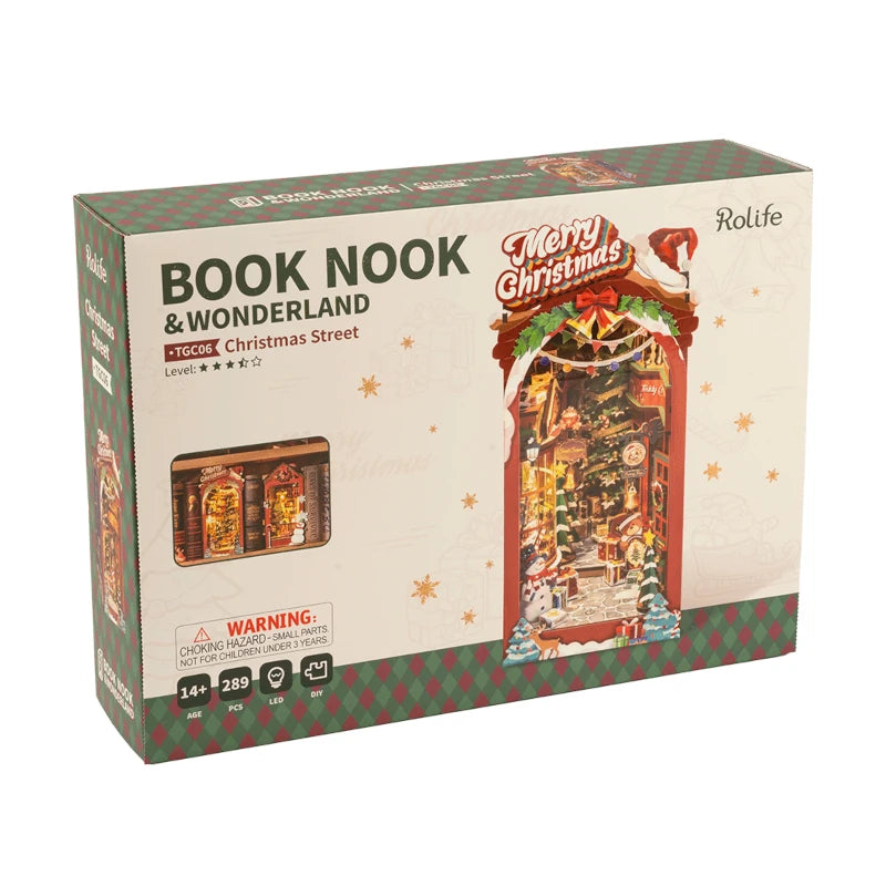 Maqueta Sujetalibros Christmas Street Rolife TGC06