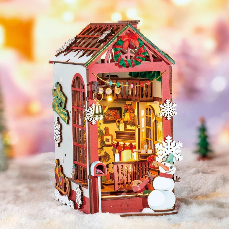 Maqueta Sujetalibros Christmas Indoor Scene TGC07