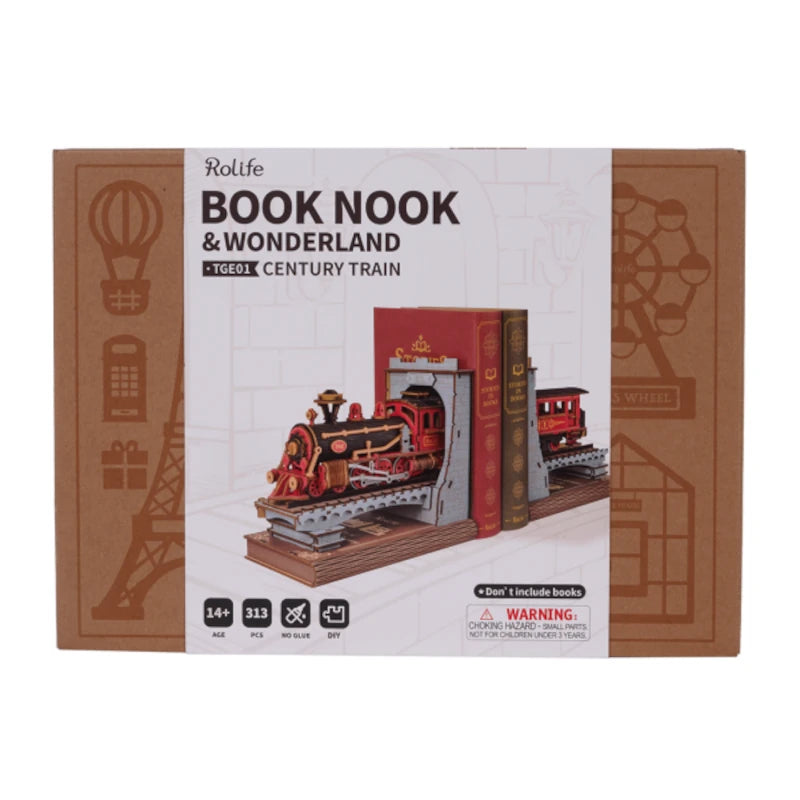 Maqueta Sujetalibros Century Train Rolife TGE01