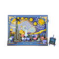 Rompecabezas de madera 3D La noche estrellada para pared Rowood TH003